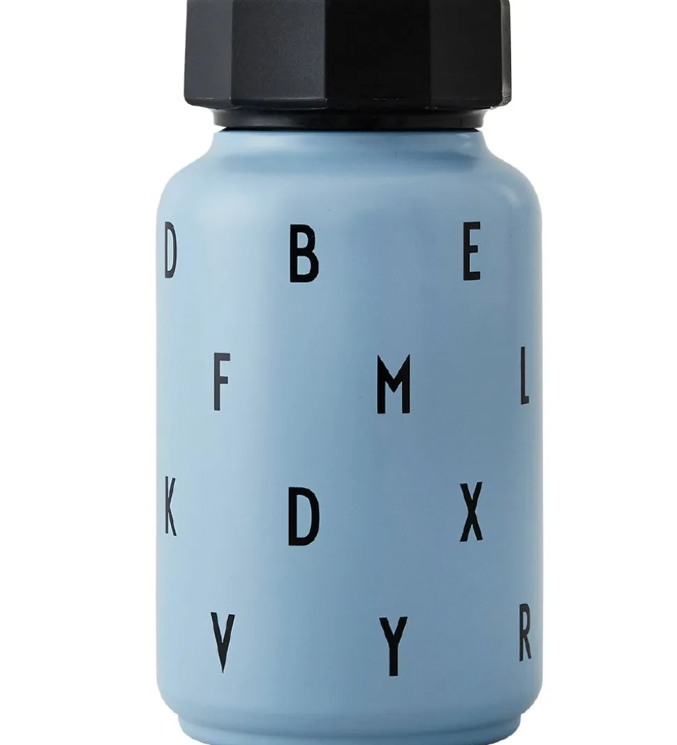 Design Letters Termoflaske m. Sugerør - 330 ml - Blå