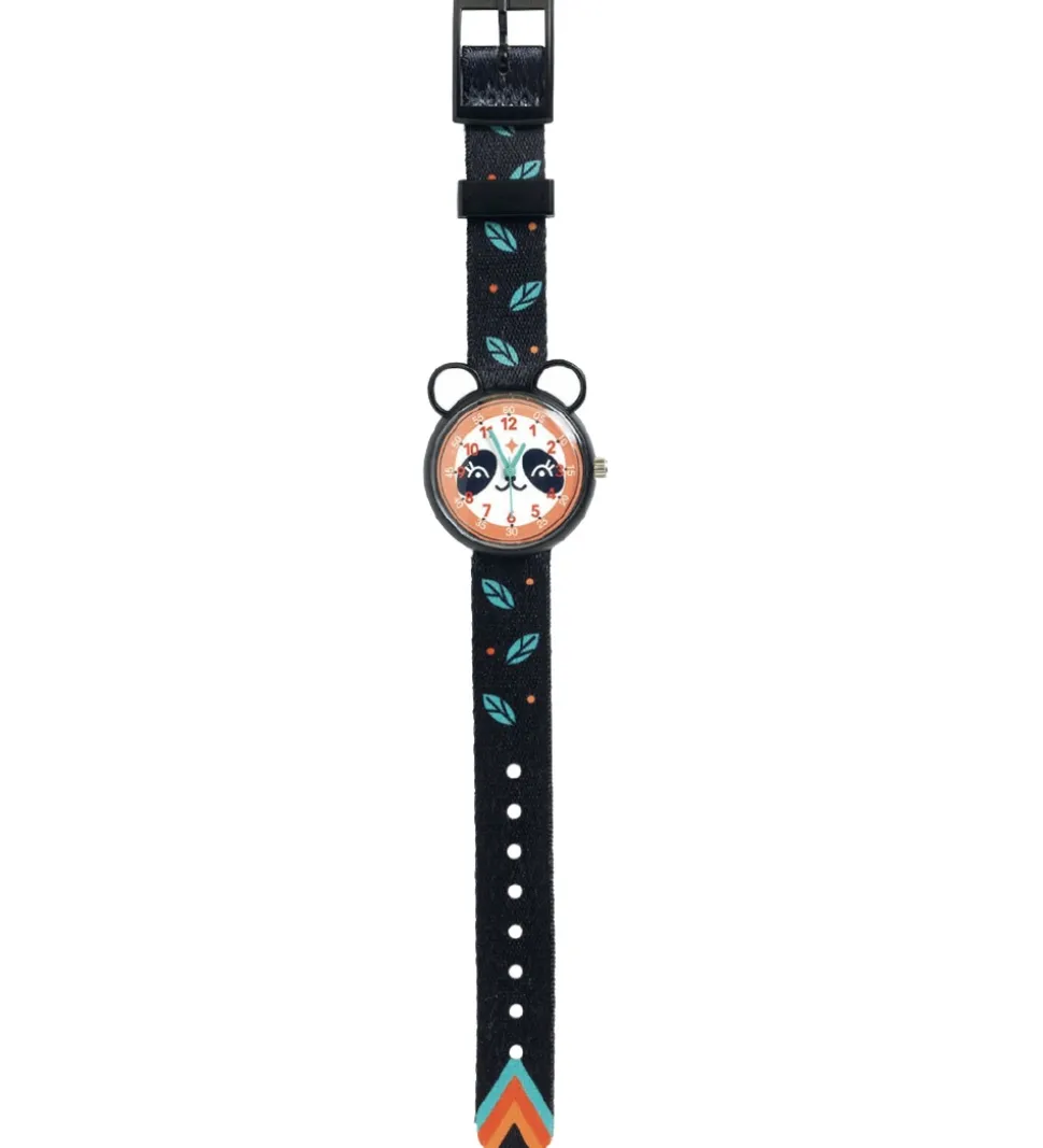 Djeco Armbåndsur - Sort m. Panda