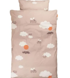 Done by Deer Sengetøj - Baby - Happy Clouds - Powder