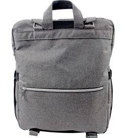 Dooky Pusletaske Rygsæk - 2 i 1 - Grey Melange
