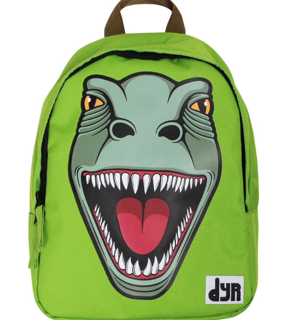 DYR-Cph Børnehavetaske - Grøn m. T-Rex