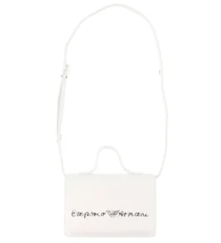 Emporio Armani Skuldertaske - Hvid m. Signatur