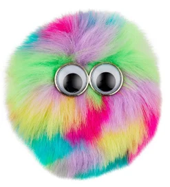 Ergobag Velcromærke - Fluffy - Pink/Grøn