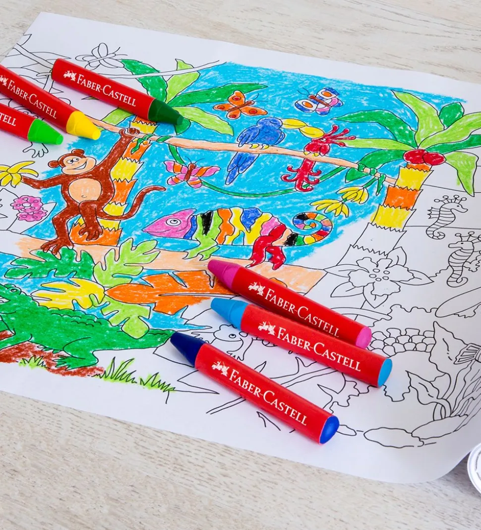 Faber-Castell Farvekridt - 10 stk - Multi