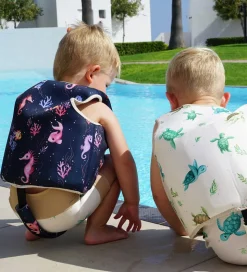 Filibabba Svømmevest - 3-4 År - UV50+ - Rainbow Reef