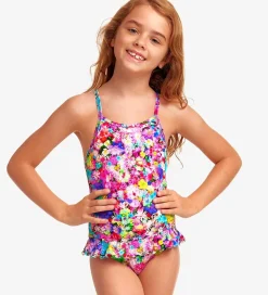 Funkita Badedragt - UV50+ - Belted Frill One - Piece Garden Part