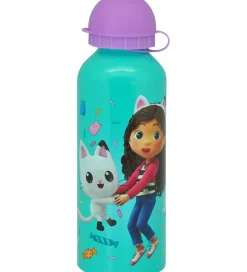 Gabby's Dollhouse Drikkedunk - 500 ml - Aluminum - Turkis/Lilla