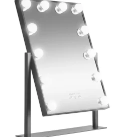 Gillian Jones Makeupspejl - 12 LED/Touch - Sort
