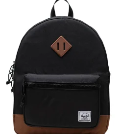 Herschel Rygsæk - Heritage Youth - EcoSystem - Sort/Saddle Brown