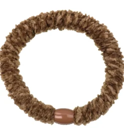 Kknekki Hårelastik - Faded Brown Velour
