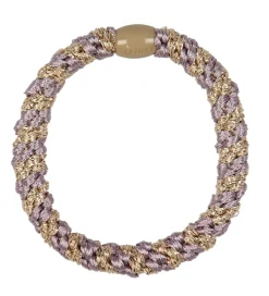 Kknekki Hårelastik - Lavendel/Beige Glimmer