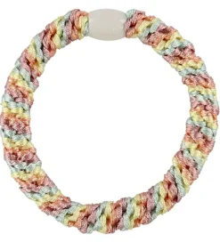 Kknekki Hårelastik - Multifarvet Pastel/Glimmer