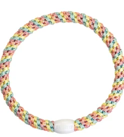 Kknekki Hårelastikker - 6-Pak - Slim - Pastel Glimmer/Lys Rosa G