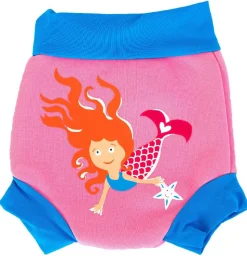 Konfidence Blebadebukser - UV50+ - Nappy E-flex - Pink/Yellow Mi