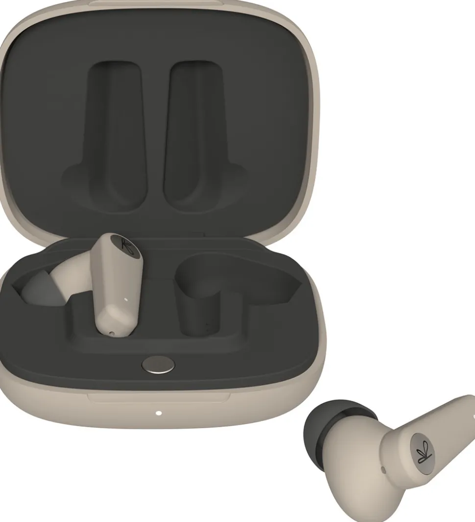 Kreafunk Høretelefoner - aSENSE - Bluetooth - Ivory Sand