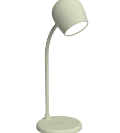 Kreafunk Lampe m. Oplader + Højtaler - Ellie - Dusty Olive