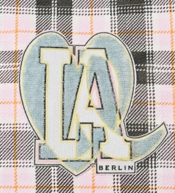 Lala Berlin Shopper - Cali - Check Pink Blush