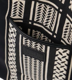 Lala Berlin Shopper - East West - Heritage Stripe Black