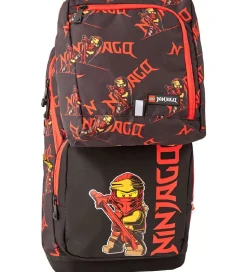 LEGO® Ninjago Skoletaske m. Gymnastiktaske - Optimo - Sort/Rød