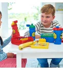 LEGO® Storage Madkasse/Drikkedunk - Iconic Boy - Grøn/Blå