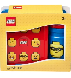 LEGO® Storage Madkasse/Drikkedunk - Iconic - Blå/Rød