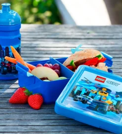 LEGO® Storage Madkasse/Drikkedunk - City - Blå