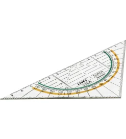 Linex Geometritrekant - Gennemsigtig