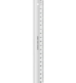 Linex Skolelineal - 20cm - Gennemsigtig