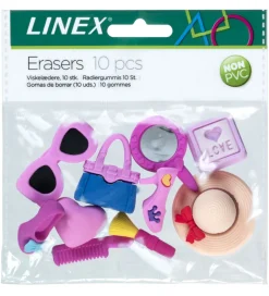 Linex Viskelæder - 10 stk. - Lyserød