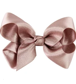 Little Wonders Hårsløjfe - 8 cm - Kornelia - Satin - Støvet Ros