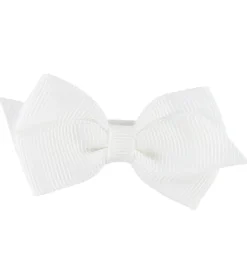 Little Wonders Hårsløjfe - Viola - 6 cm - Grosgrain - Hvid