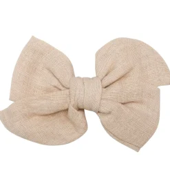 Little Wonders Hårspænde m. Sløjfe - Karla - 12 cm - Antique Whi