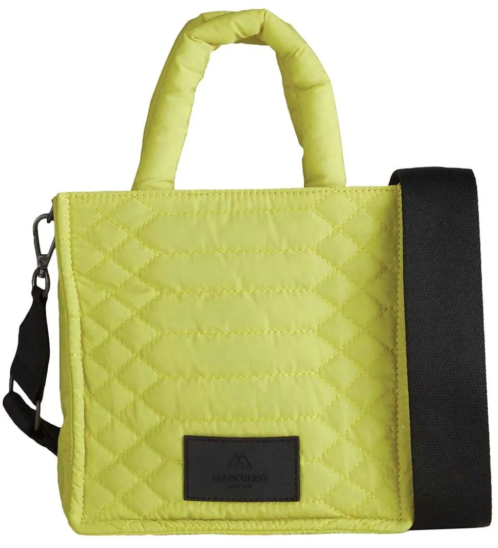Markberg Taske - VikaMBG Mini Bag Snake Quilt - Electric Yellow
