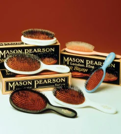 Mason Pearson Hårbørste - Handy - Mørk Rubin