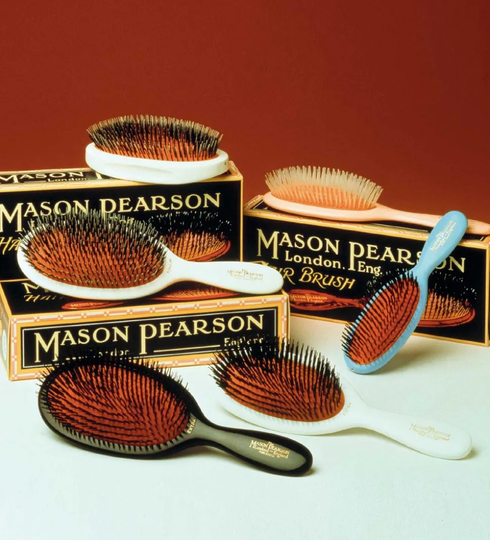 Mason Pearson Hårbørste - Popular - Mørk Rubin