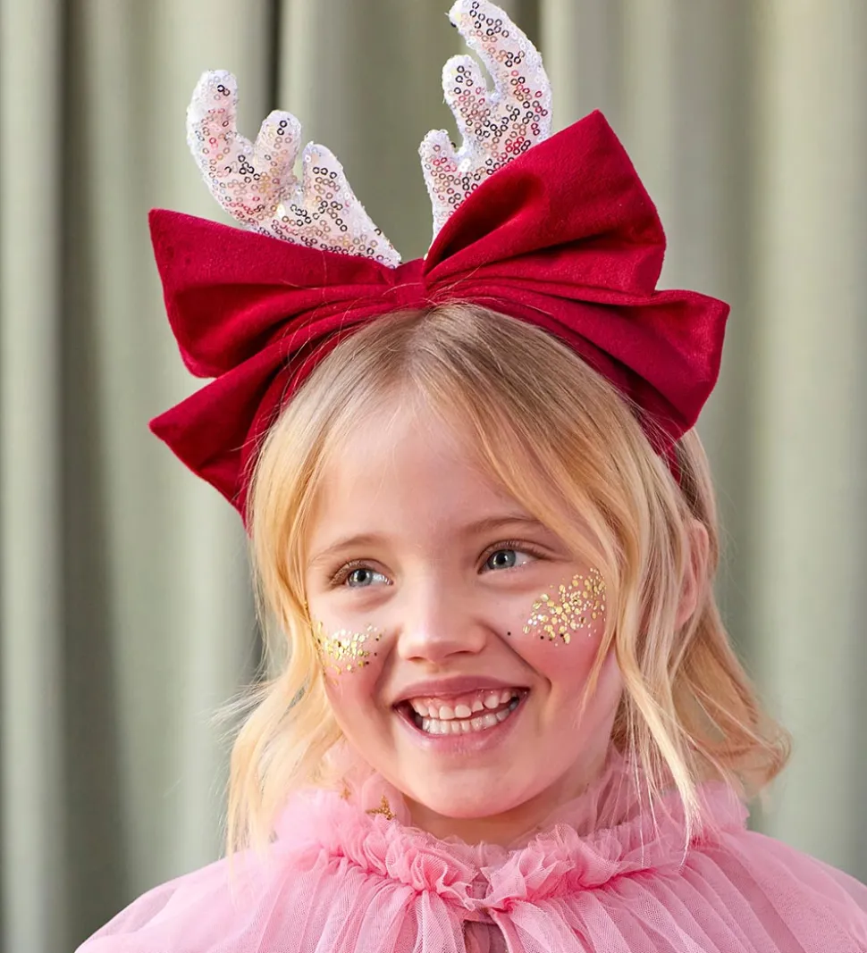 Meri Meri Hårbøjle - Velvet Bow Antlers