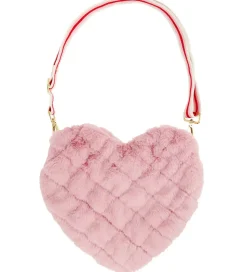 Meri Meri Taske - Plush - Hjerte - Rosa