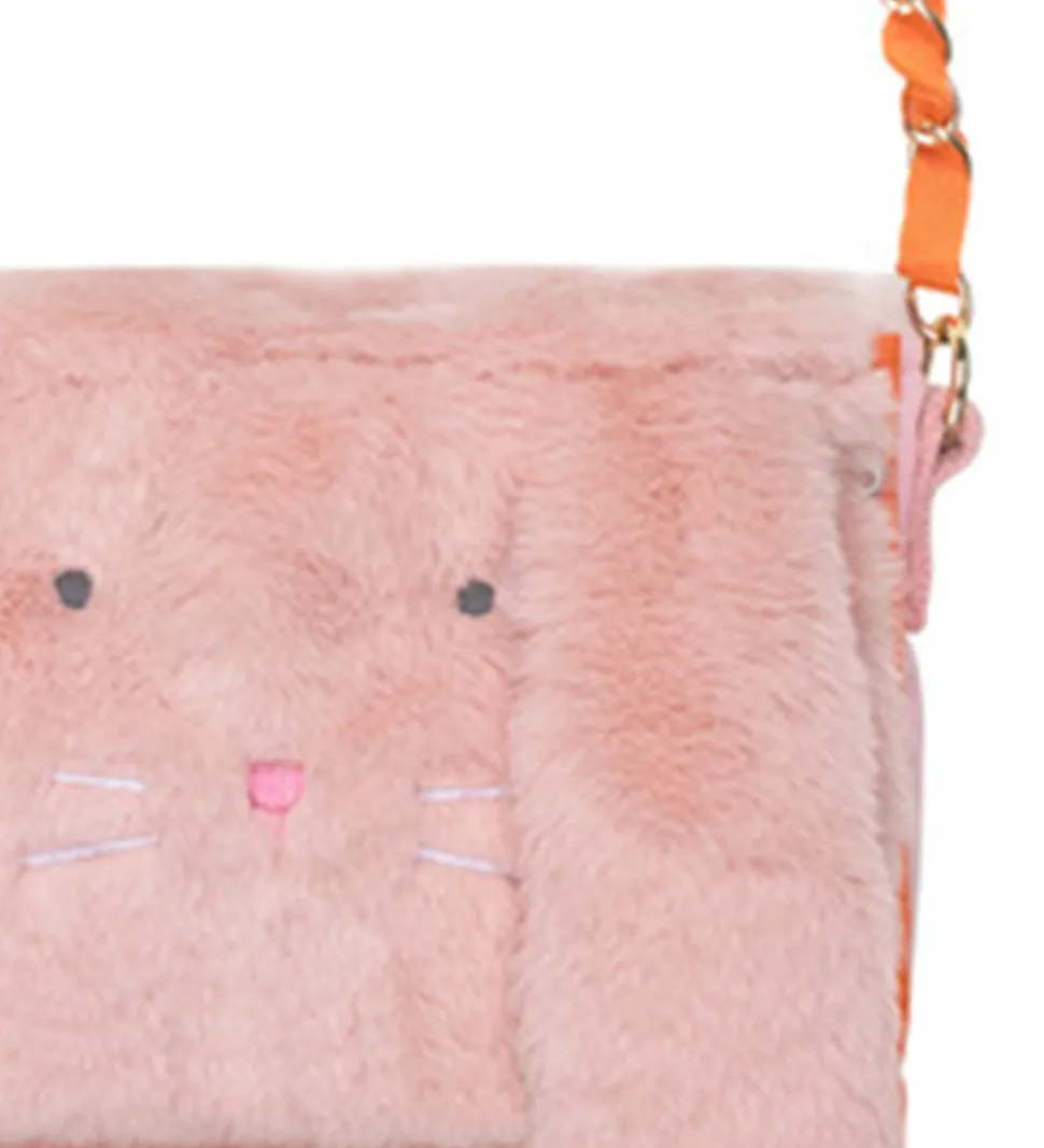 Meri Meri Taske - Plush Floppy - Ear Bunny - Rosa