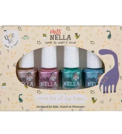 Miss Nella Neglelak - 4-pak - Dino Set