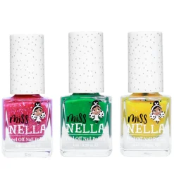 Miss Nella Neglelak - 3-pak - Kiss The Frog/Honey Twinkles/Sugar