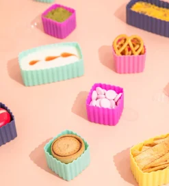 MontiiCo Indsatser - 3-pak - Bento Cups - Silikone - Fuchsia