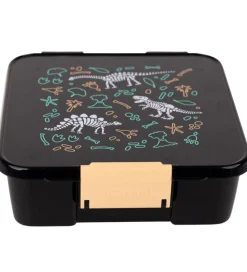 MontiiCo Madkasse m. 3 rum - Bento Three - 1 l - Dinosaur Land