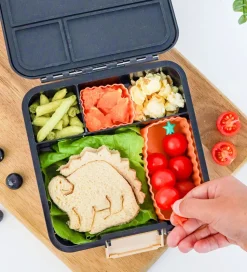 MontiiCo Silikoneforme - Bento Cups Mixed - 3 stk. - Tangerine