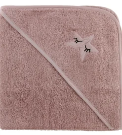 Nørgaard Madsens Babyhåndklæde - 75x75 cm - Rosa m. Stjerne