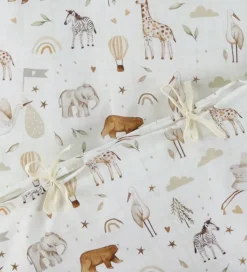 Nørgaard Madsens Sengetøj - Voksen - Beige m. Striber/Zoodyr