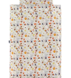 Nørgaard Madsens Sengetøj - Baby - Beige m. Alfabet