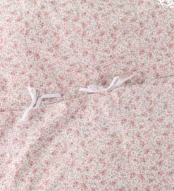 Nørgaard Madsens Sengetøj - Baby - Hvid m. Små Blomster