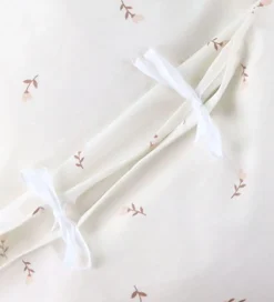 Nørgaard Madsens Sengetøj - Junior - Off White m. Mauve Blomster