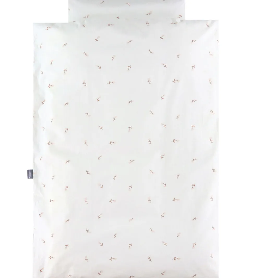 Nørgaard Madsens Sengetøj - Junior - Off White m. Mauve Blomster
