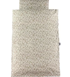 Nørgaard MAdsens Sengetøj - Voksen - Beige/Hvid Blomsterprint